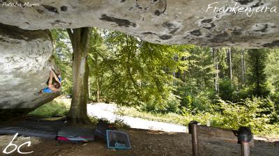 Sepp working on "Patcha Mama"